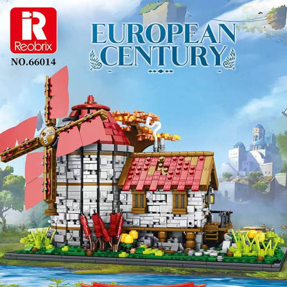 Reobrix 66014 European Century Windmills Town Afobrick