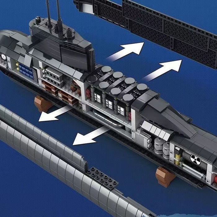 Reobrix 800 Type 094 strategic nuclear submarine Afobrick