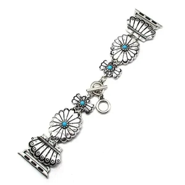 Ribbon Concho Charm Apple Watch Band