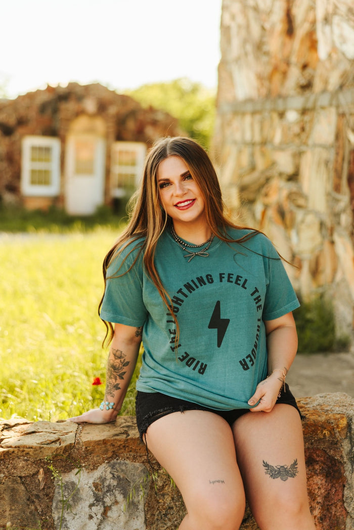Ride The Lightning Graphic TeeEmeraldS