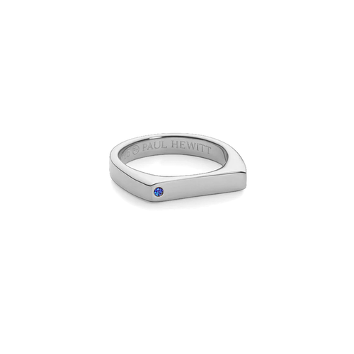 Ring Signet Brilliant Cut Silber