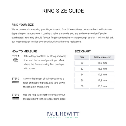 Ring Signet Brilliant Cut Silber