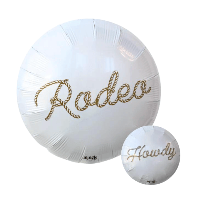 PS Helium Balloons Rodeo / Howdy Foil Balloon