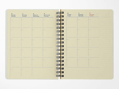 Rollbahn Free Diary 365 - Dark Blue