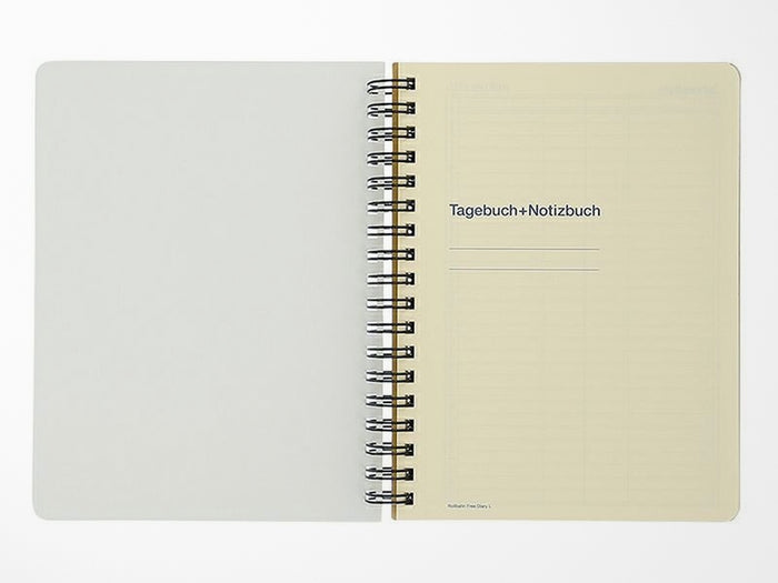 Rollbahn Free Diary 365 - Yellow