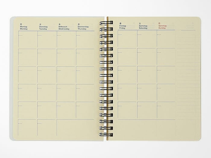 Rollbahn Free Diary 365 - Yellow