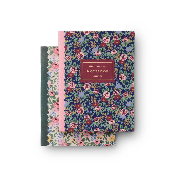 Rifle Paper Co. Pair of 2 Rosa Pocket Notebooks