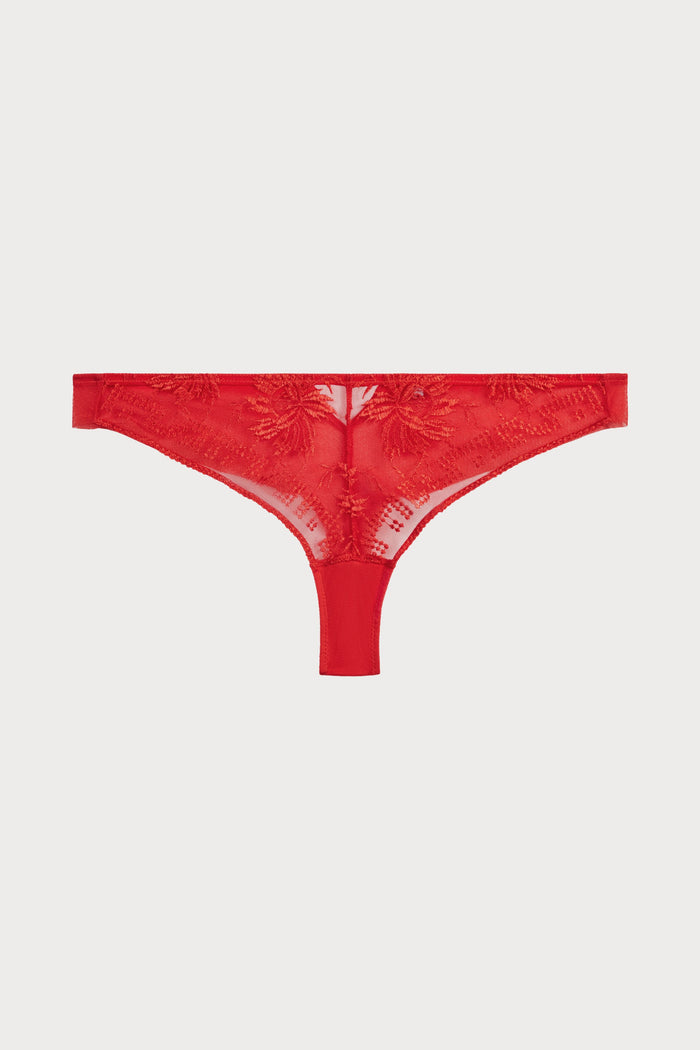 Rules of Attraction Tanga in Red, Size XS (UK 8)