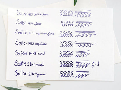 Sailor Pro Gear Slim Fountain Pen Set - Manyo Series - Wisteria
