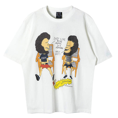 Saint Michael Cartoon Character Printed T-Shirt