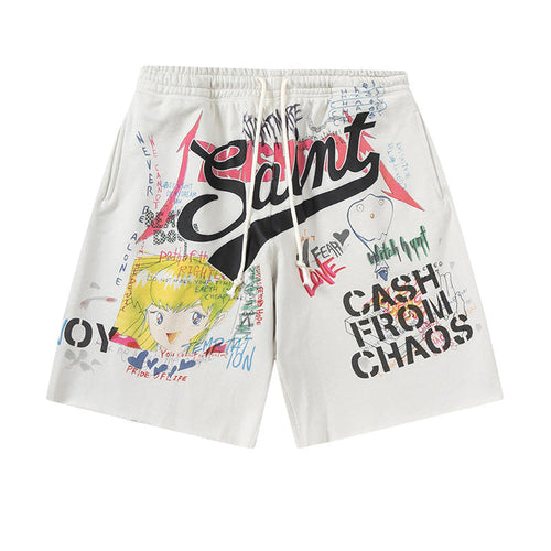 SAINT MICHAEL X Takashi Murakami  Graff Sweatshort