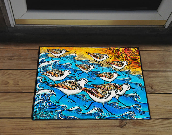 Sanderling Dance Door Mat
