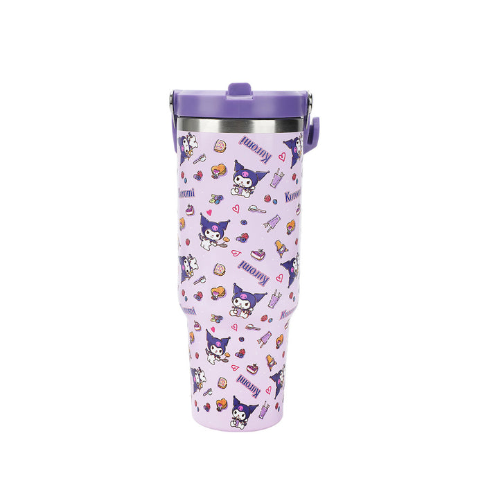 Sanrio Hello Kitty - Kuromi 40 oz. Stainless Steel Tumbler with Handle