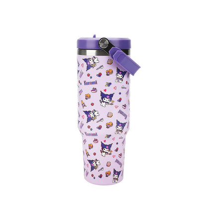 Sanrio Hello Kitty - Kuromi 40 oz. Stainless Steel Tumbler with Handle