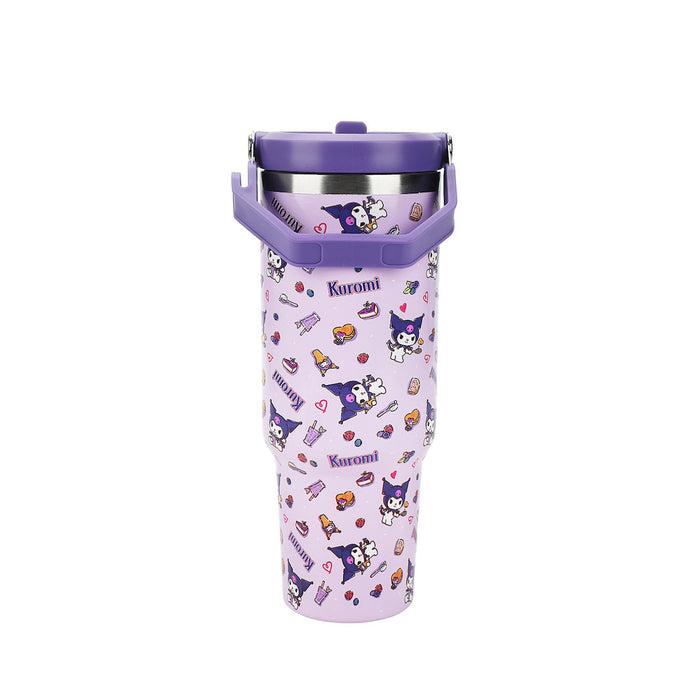 Sanrio Hello Kitty - Kuromi 40 oz. Stainless Steel Tumbler with Handle