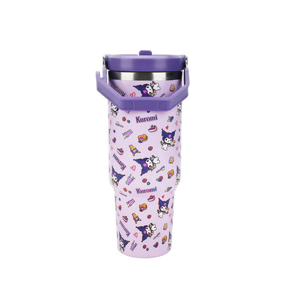 Sanrio Hello Kitty - Kuromi 40 oz. Stainless Steel Tumbler with Handle