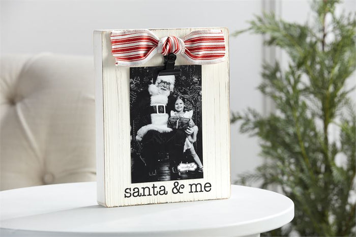 Santa and Me Frame