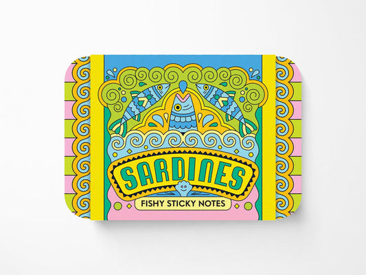 Sardines Fishy Sticky Notes