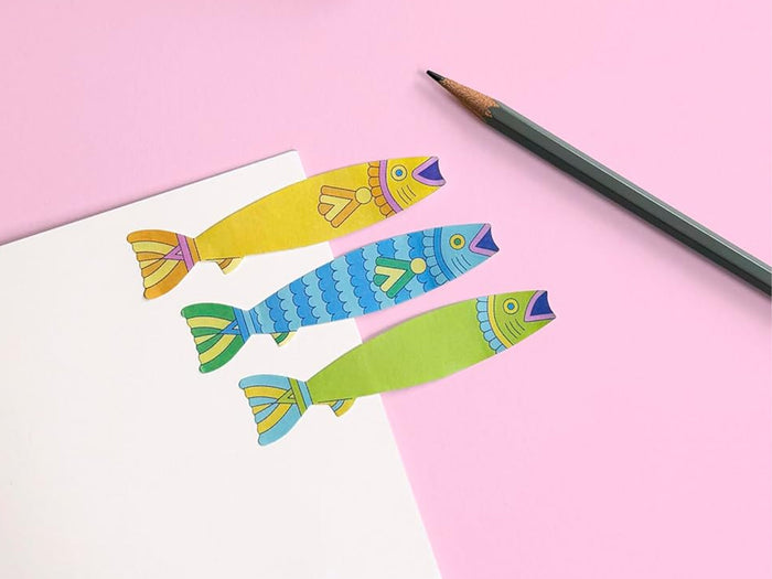 Sardines Fishy Sticky Notes