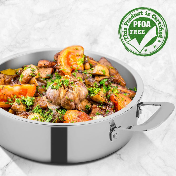 Saute Pan With Lid - Stainless Steel, Works With Model Number: Ncssx45