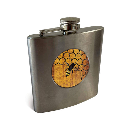 Thalia Save the Bees Whiskey Flask