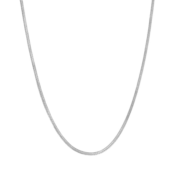 Schlangenkette silber
