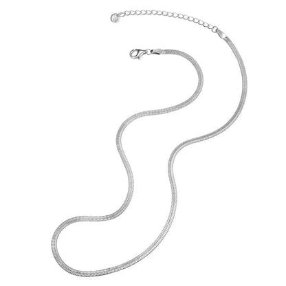 Schlangenkette silber