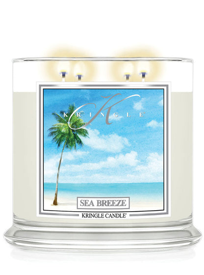 Sea Breeze Scented 4-wick Candle