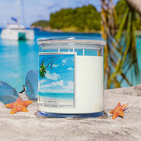 Sea Breeze Scented 4-wick Candle