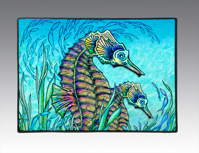 Seahorses Door Mat