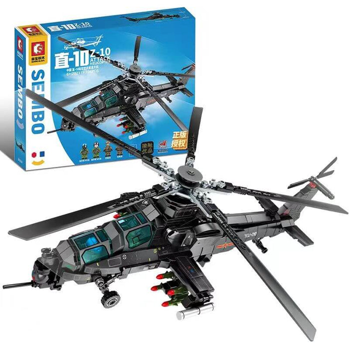 Sembo 202119 Z-10 Attack Helicopter sembo