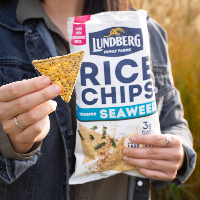 Sesame Seaweed Rice Chips