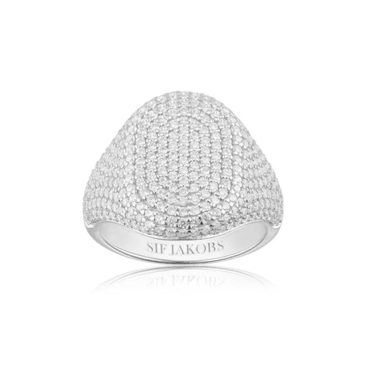 Sif Jakobs Ring Capizzi – mit weissen Zirkonia-Steinen – SJ-R42240-CZ-54
