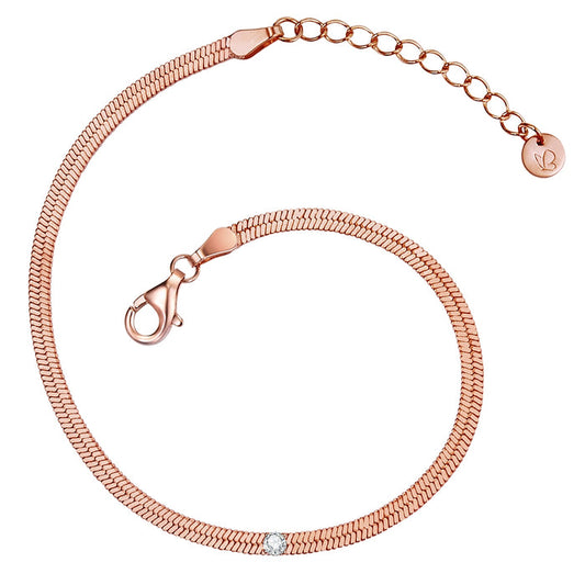 Silberarmband roségold