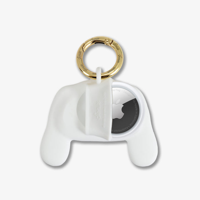 Silicone AirTag® Cover with Carabiner Keyring - Cinnamoroll™