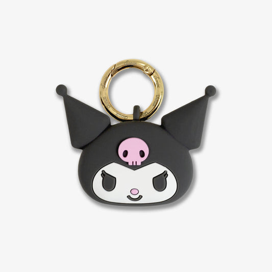 Silicone AirTag® Cover with Carabiner Keyring - Kuromi™
