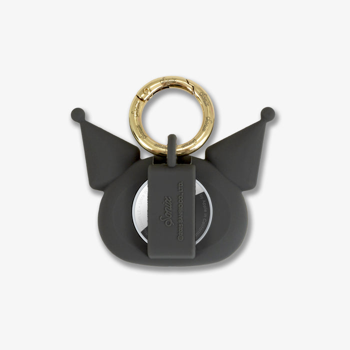 Silicone AirTag® Cover with Carabiner Keyring - Kuromi™