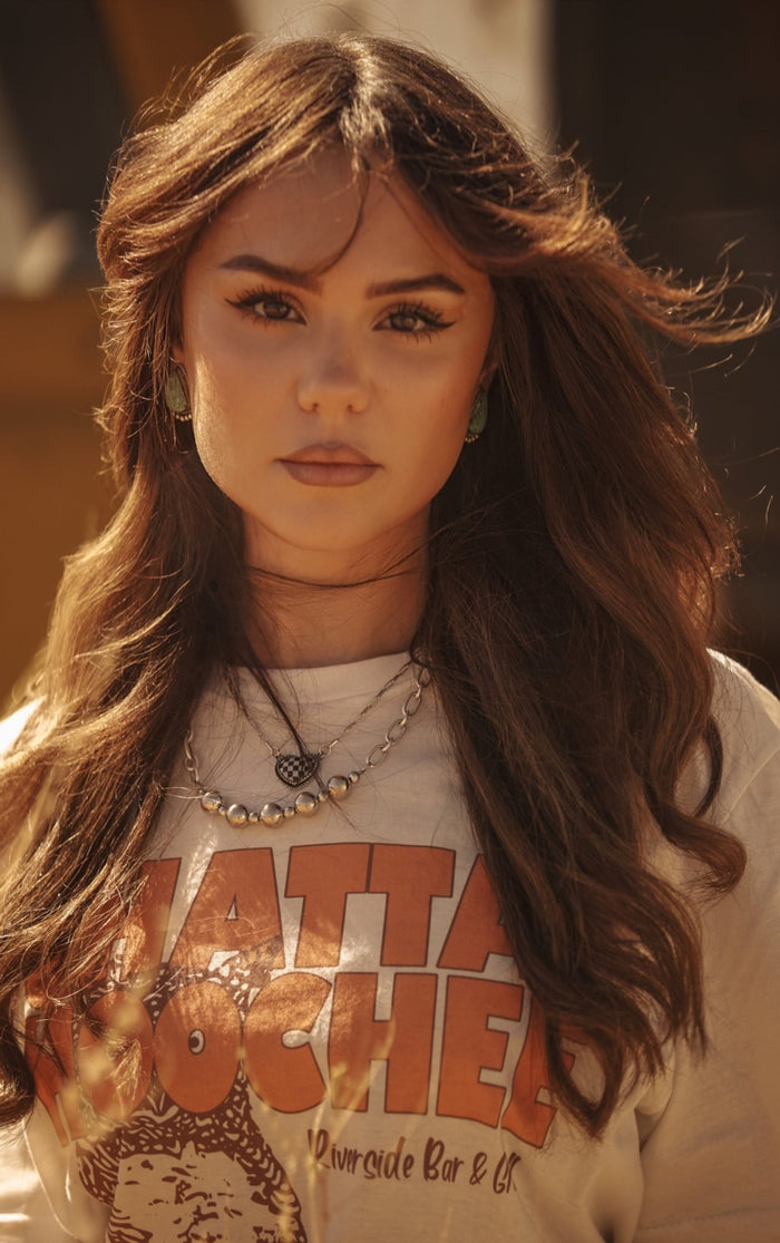 Silver Pearls Chain Link Choker