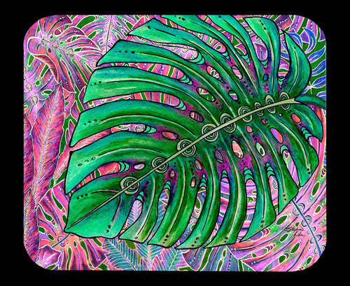 Single Monstera Mousepad