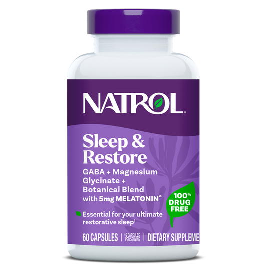 Natrol Sleep & Restore Capsules, 60ct Bottle