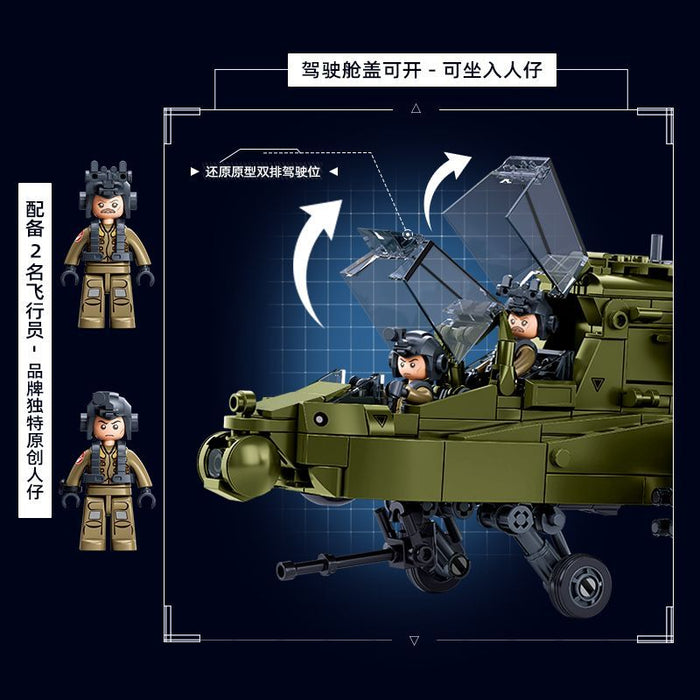 Sluban Apache attack helicopter