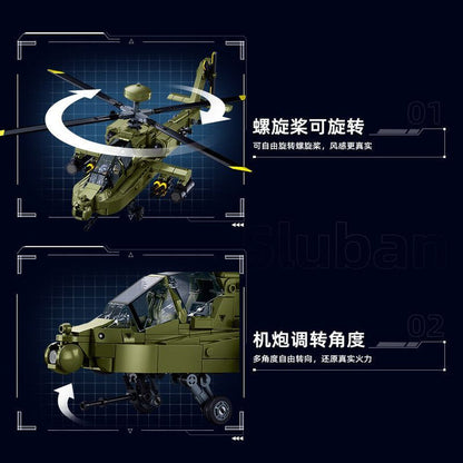 Sluban Apache attack helicopter