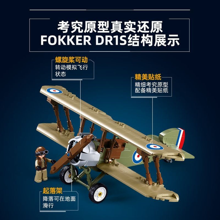 Sluban Fokker DR1S