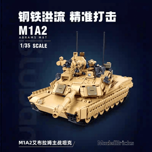 Sluban M1A2 Abrams Main Battle  Tank