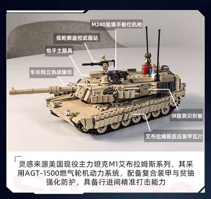 Sluban M1A2 Abrams Main Battle  Tank