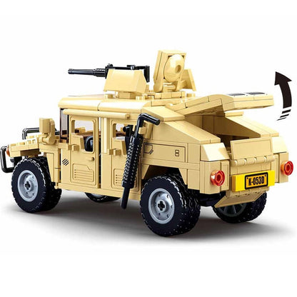 SLUBAN Military Hummered Jeeped H1 Sluban