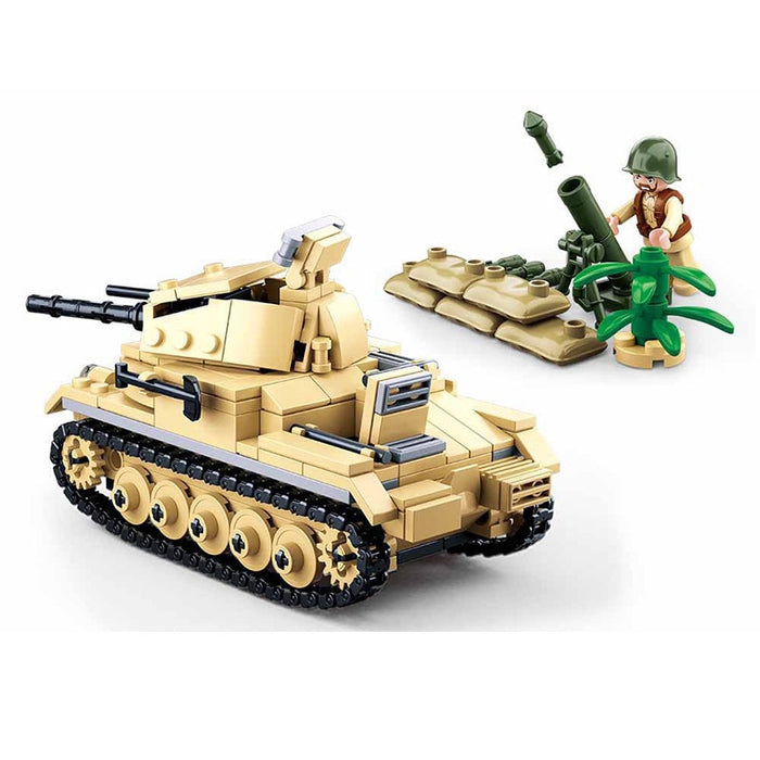 SLUBAN Military Panzer II Tank Sluban