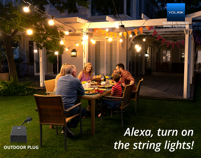alexa, turn on the string lights!