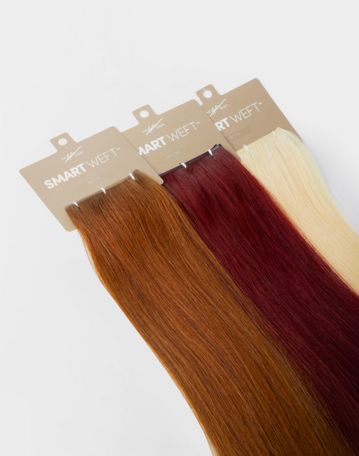 Flatlay of Smart Weft™ extensions
