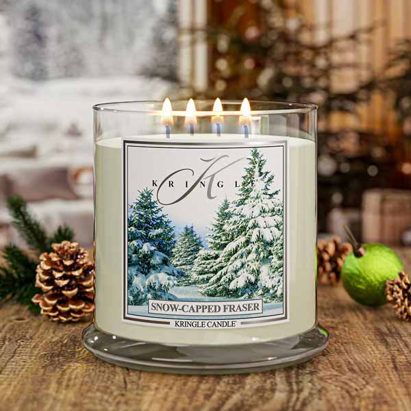 Snow-Capped Fraser Scented Extra Large 4-wick - Kringle Candle Store